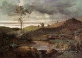 La campagne romaine en hiver plein air romantisme Jean Baptiste Camille Corot